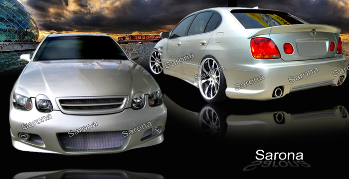 Custom Lexus GS300-400  Sedan Body Kit (1998 - 2005) - $1450.00 (Manufacturer Sarona, Part #LX-019-KT)